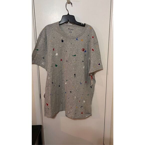 CHAMPION PAINT SPECKLED T-SHIRT MENS SIZE XL NEW WITH TAGS - Picture 1 of 11
